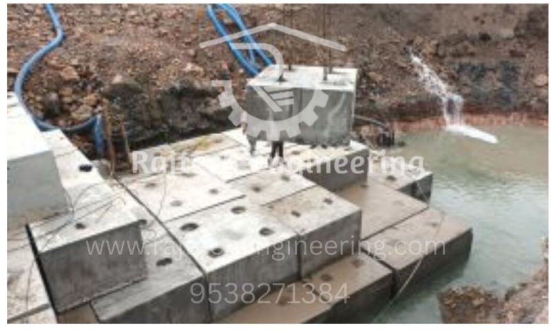 Precast Square Block Jetty Service