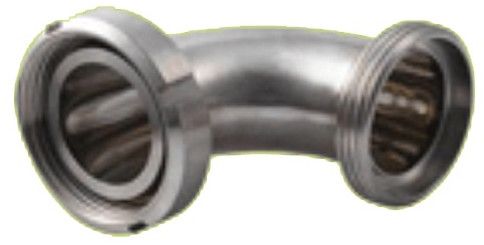 Threaded Elbow Bends, Color : Silver
