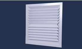 Extruded Aluminium Two Way Throw Square Ceiling Diffuser