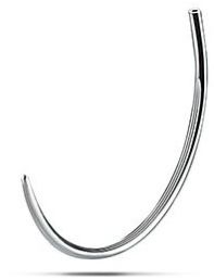 Stainless Steel Trocar Point Needle, Color : Silver