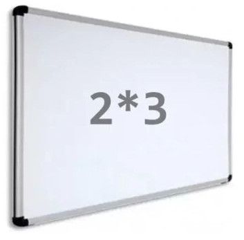 Anodized Aluminum Frame Marker Writing 2x3 Saatvik White Board