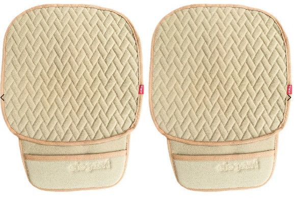 Caper Cool Pad Car Seat Cushion Beige (Set of 2)