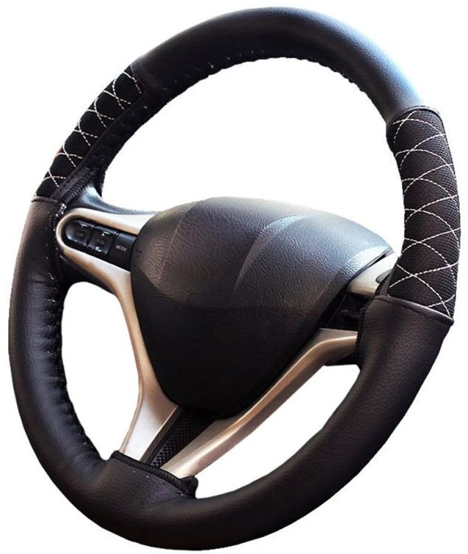 Car Steering Wheel Cover Black