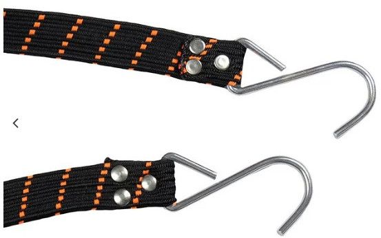 Flat Wide Strap Black (Set of 2)