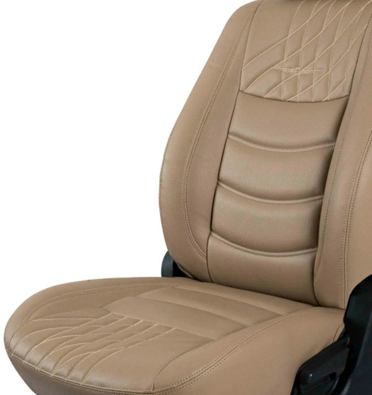 Glory Colt Art Leather Car Seat Cover Beige