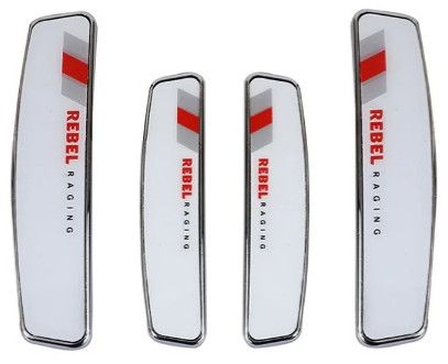 The Rebel White Car Door Edge Guards Hals Blue