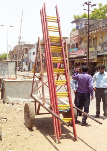 Cart / Mobile Vehicle Mounting FRP Ladders