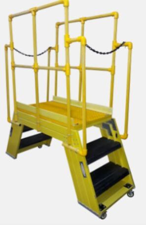 cross over platform bridge frp ladder