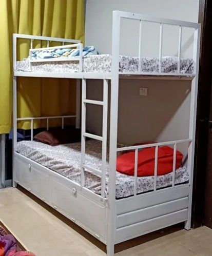 Madni Enterprises Mild Steel Metal Bunk Bed With Storage Box