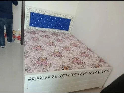 Powder Coated Metal Double Bed