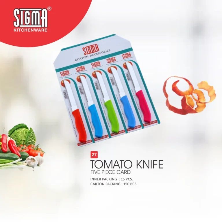 5 Piece Card Tomato Knife