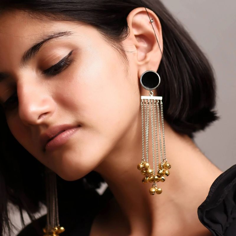 Tasseled Ghungroo Women Earrings