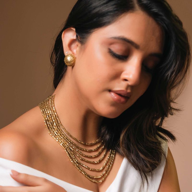 Women 7 Layered Ruhi Necklace