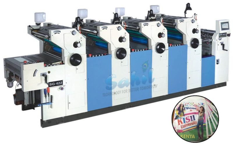 Four Colour Non Woven Bag Printing Machine