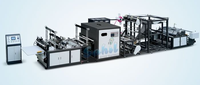 Fully Automatic Non-Woven Handle Bag Making Machine