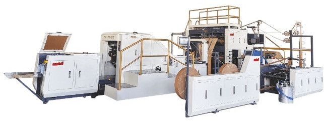 Fully Automatic Twisted Rope Handle Square Bottom Paper Bag Machine