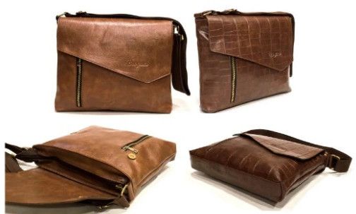 Leather Messenger Bag