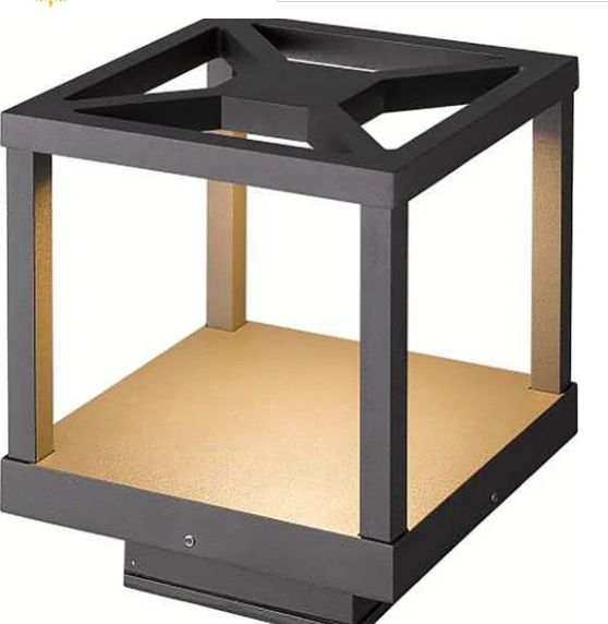 Shadows LED Outdoor Bollard Gate Light