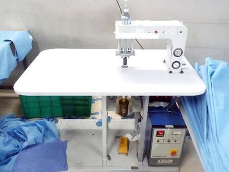 Ultrasonic Gown Tie Spot Welder, Color : Blue 5010 Siemens Gray:7035
