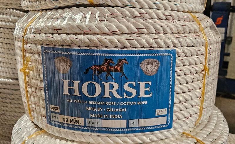 12mm White Resham Rope