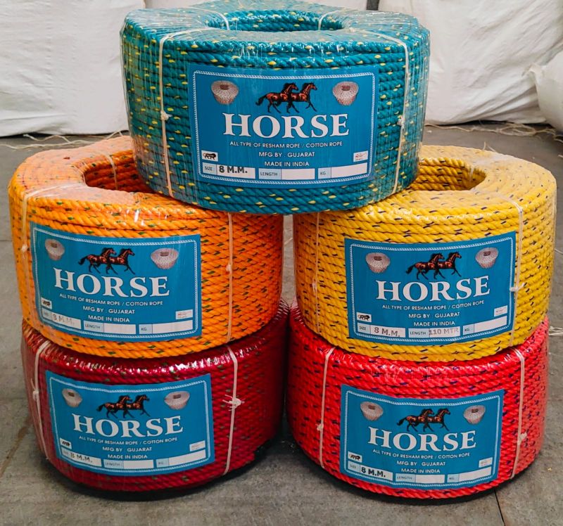 8mm Multicolor Resham Rope