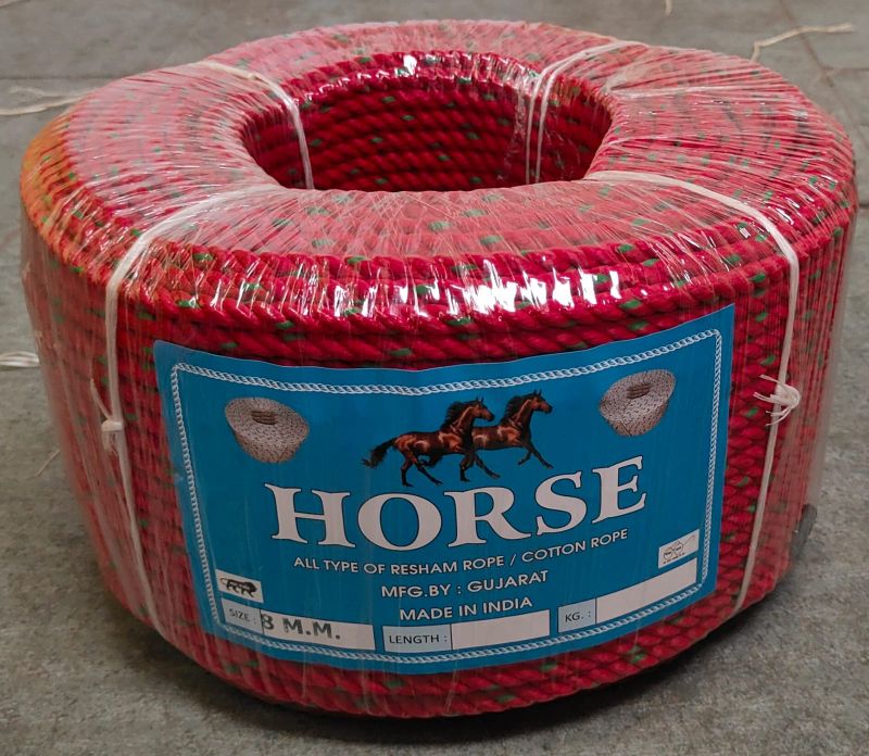 8mm Red Resham Rope