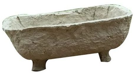 Rectangular Paper Mache Soap Dish, Color : Off White 6 X 2.4 Inch