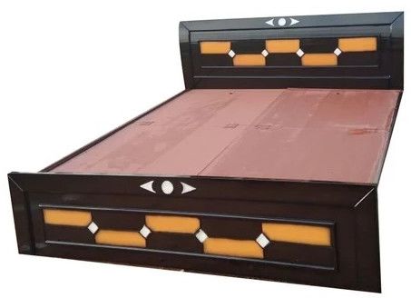 Particle Board Queen Size Bed, Dimension : 6x5 Feet for Home
