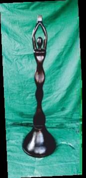 Polished Fiber Black Lady Oscar Trophy