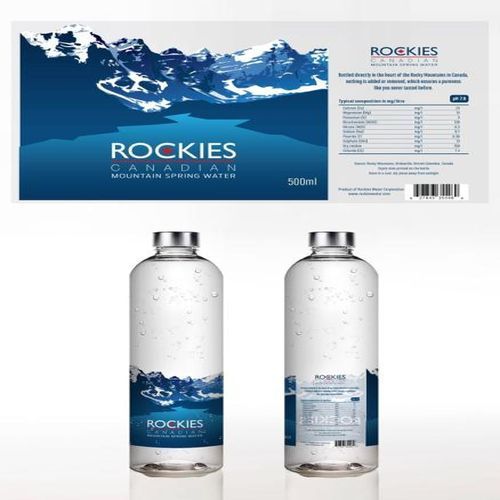 Laser Cutting Water Bottle Label, Label Shape : Customised