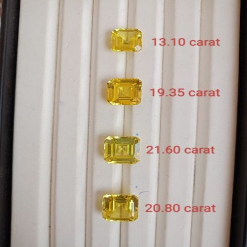 Ceylon Yellow Sapphire Gemstone Varies, 0.50-35 Carat