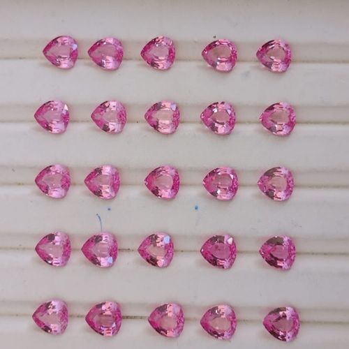 Pink Sapphire Gemstone Varies