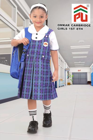 Girls Omkar Cambridge School Uniform