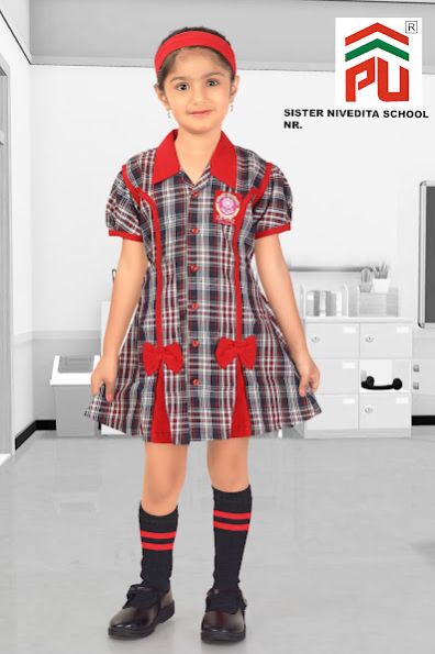 Girls Sister Nivedita Nursery School Uniform