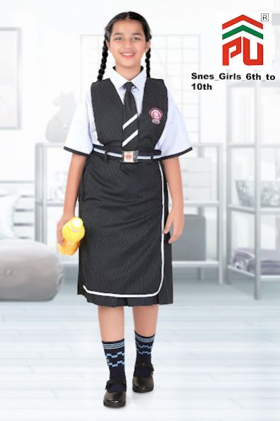 Girls Snes 6 to 10 Class School Uniform