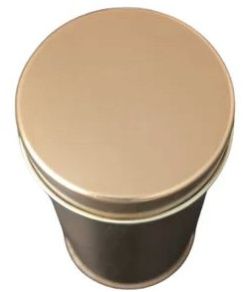 Plain Polished Round Mint Tin Box, Color : Silver Standard