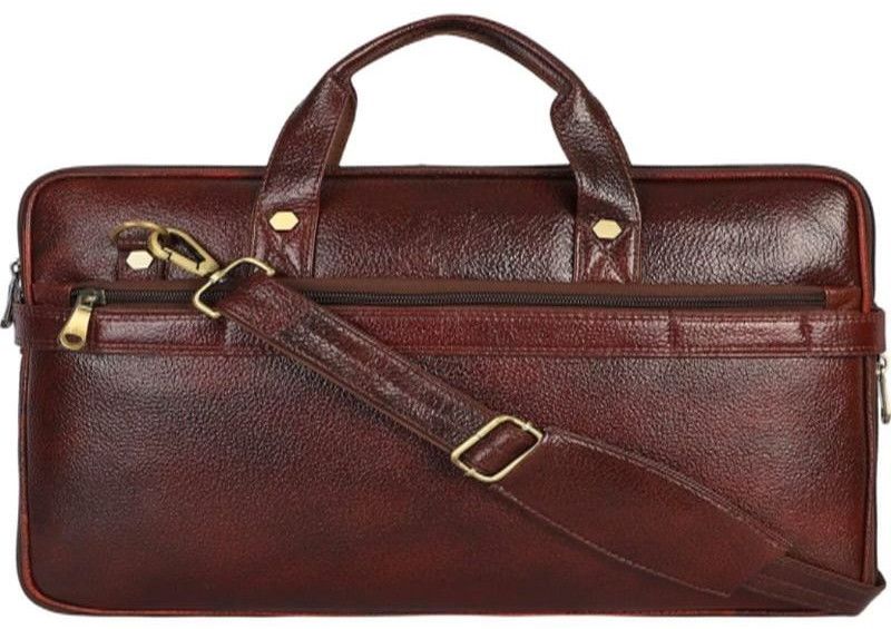 Mens Dark Brown Leather Bag