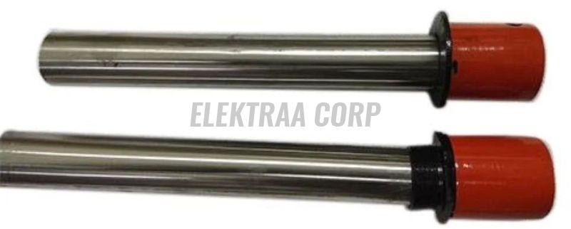Round Stainless Steel Oil Heating Element, For Geysers