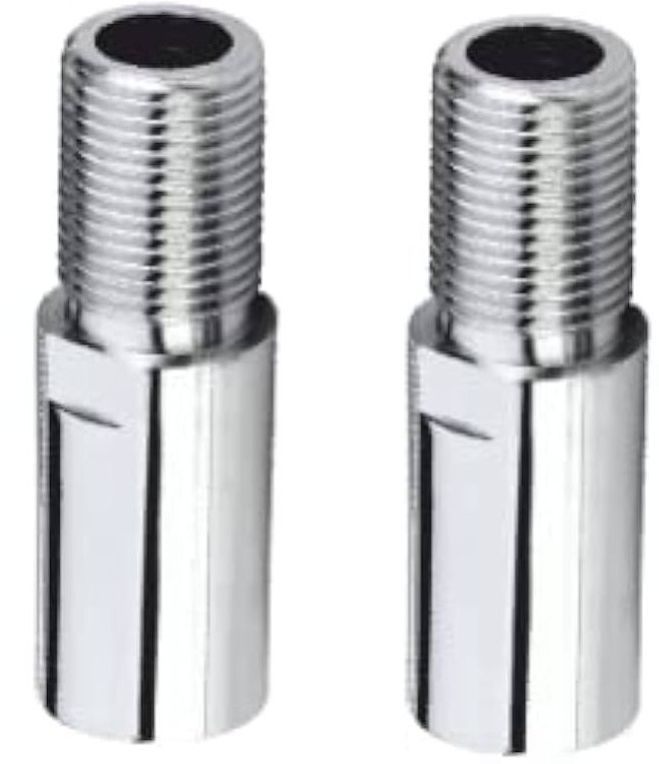 1/2 Inch X 15mm Heavy Duty CP Brass Extension Nipple