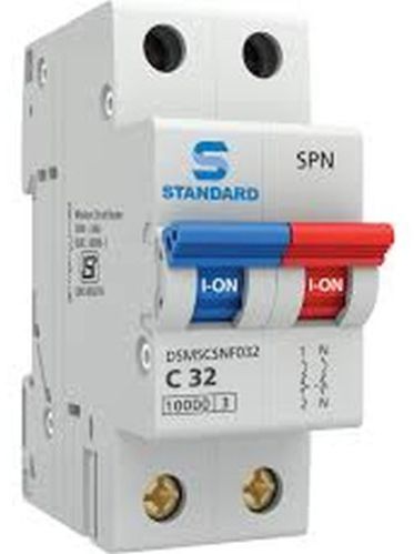 Plastic Metal Miniature Circuit Breaker, Color : White