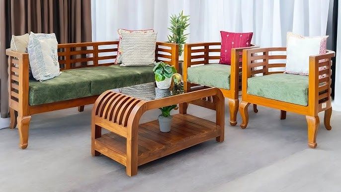 Teak Wood Sofa