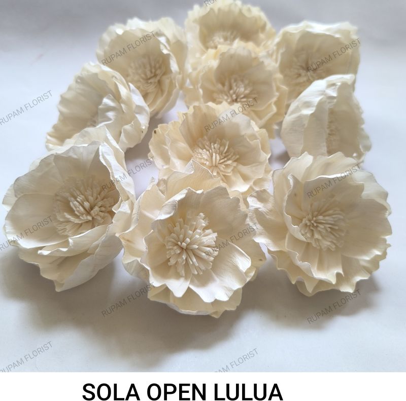 Open Lualua Sola Wooden Flowers