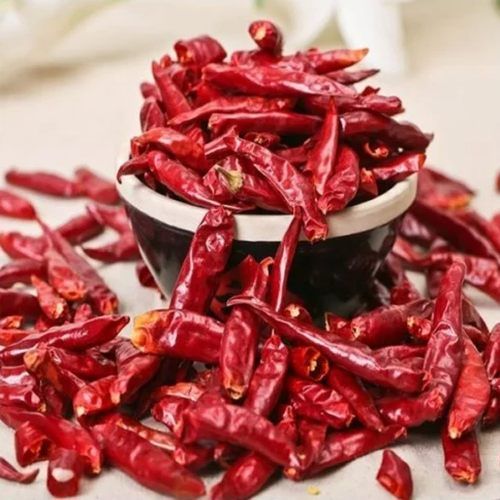 Organic Khammam Teja Dried Red Chilli Food Grade for Cooking