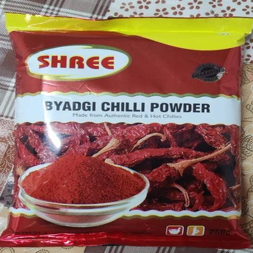 Shree 250 Gm Red Chilli Powder, Packaging Size : 250g, Purity : 100%