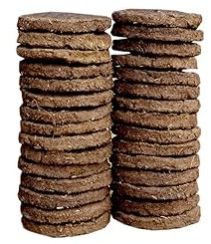 Cow dung cake