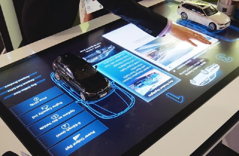 Multi Touch Interactive Table 55, Brand Name : Skanda