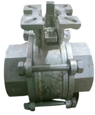 Stainless Steel Three Piece Screwed End Ball Valve Standard