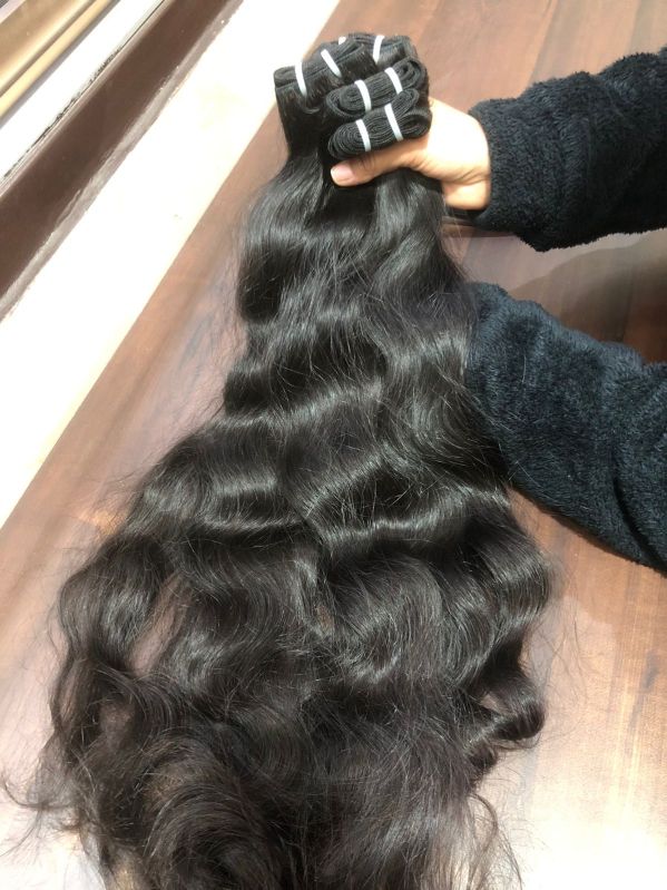 Raw Indian Temple Wavy Unprocessed Human Hair