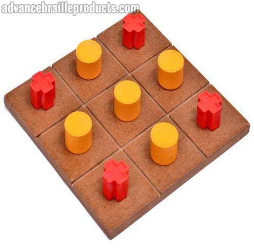 Wooden Tic Tac Toe Game