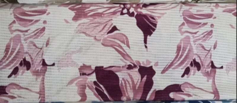 Multicolor Printed Polyester Knitted Fabric